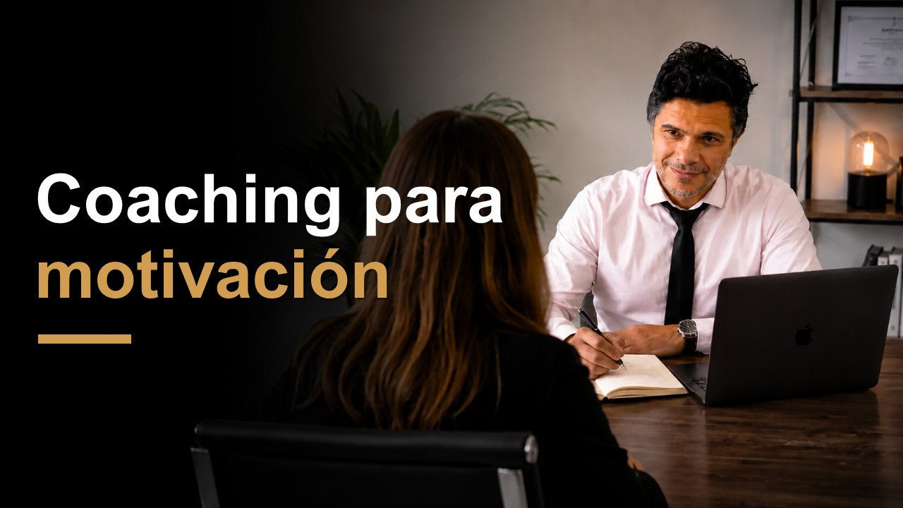 Darío Varona en una sesión de coaching para motivación, trabajando liderazgo, comunicación, compromiso y claridad de objetivos en el ámbito laboral.